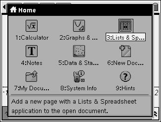 spreadsheet home