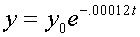 carbon 14 formula